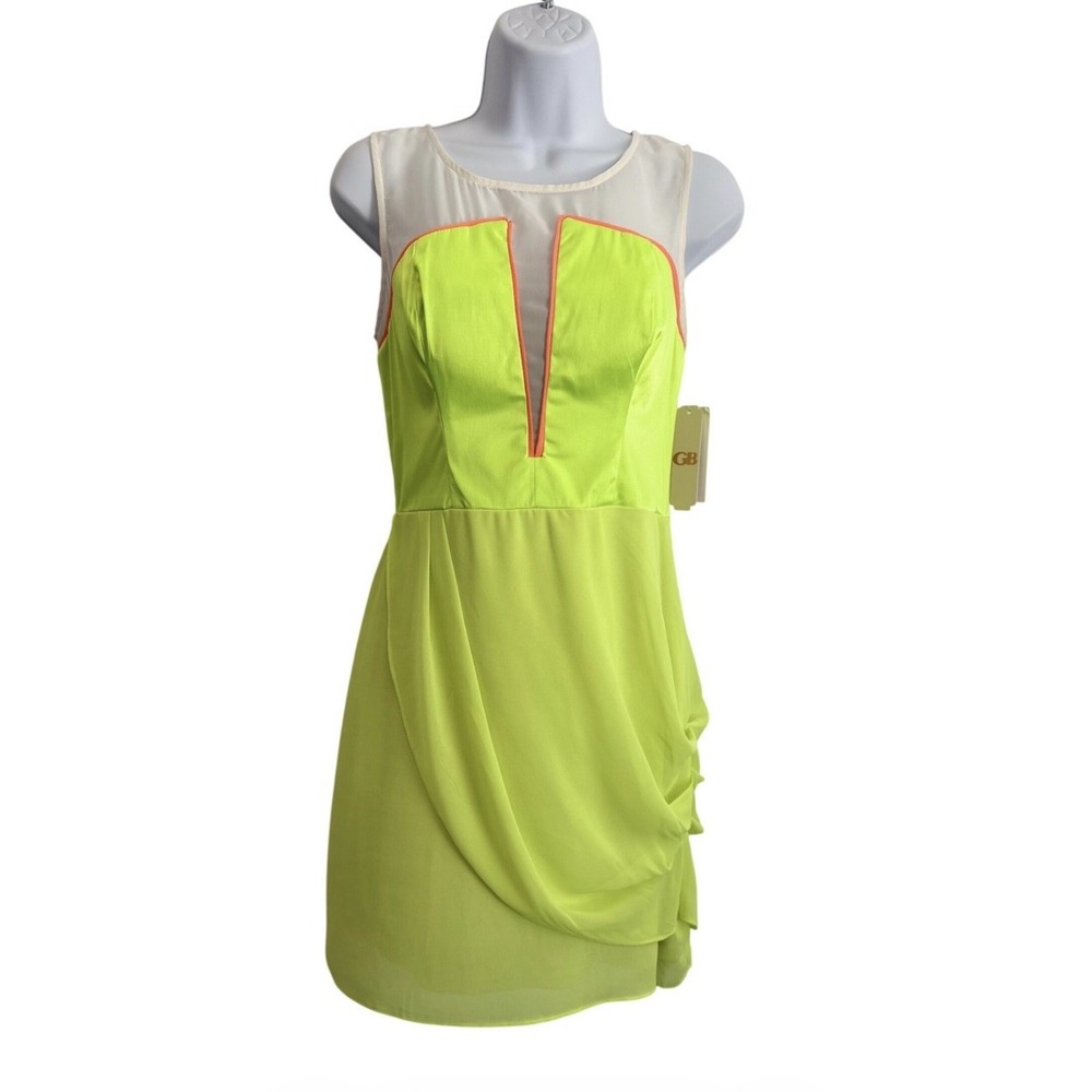 NWT! Gianni Bini Junior's Sz: 7 NEON Party 80s Party Cruise Dress